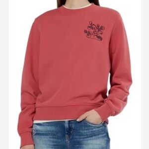 New Scotch & Soda flower design pull over sweatshirt